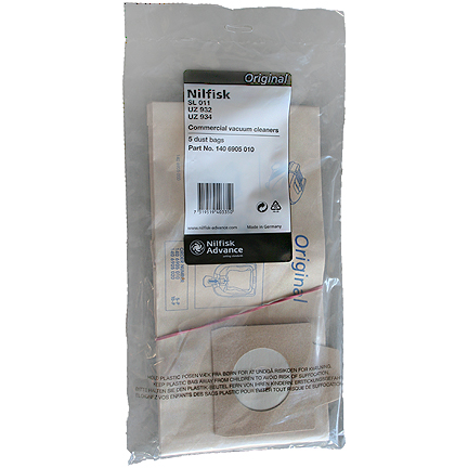 KENT UZ934 Vacuum Bags 5pk