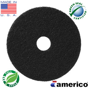 12&quot; Black Strip Pad (20/Cs)