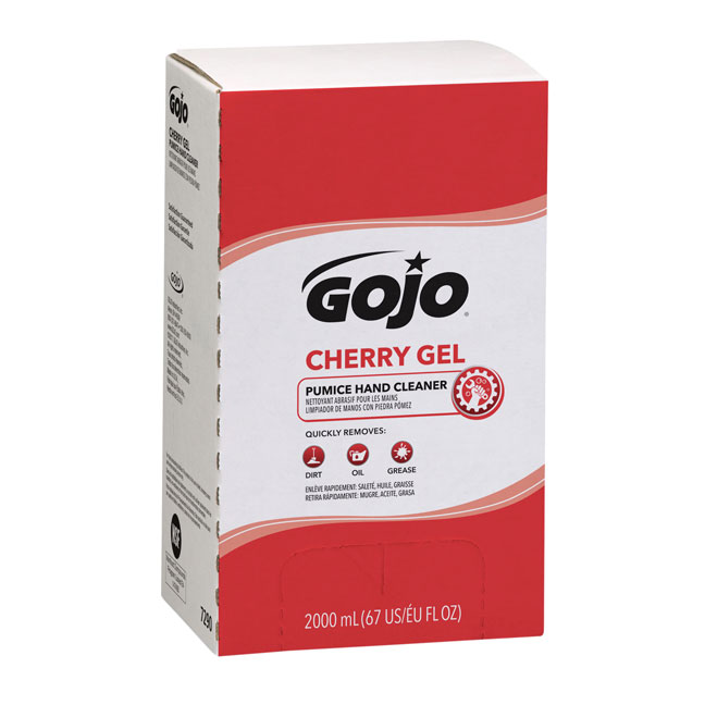 GOJO 7290-04 Cherry Pumice Gel 4/2000 Ml/Cs TDX System