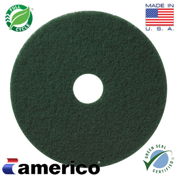 13&quot; Green Scrub Pad