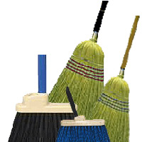 Upright Stick Brooms